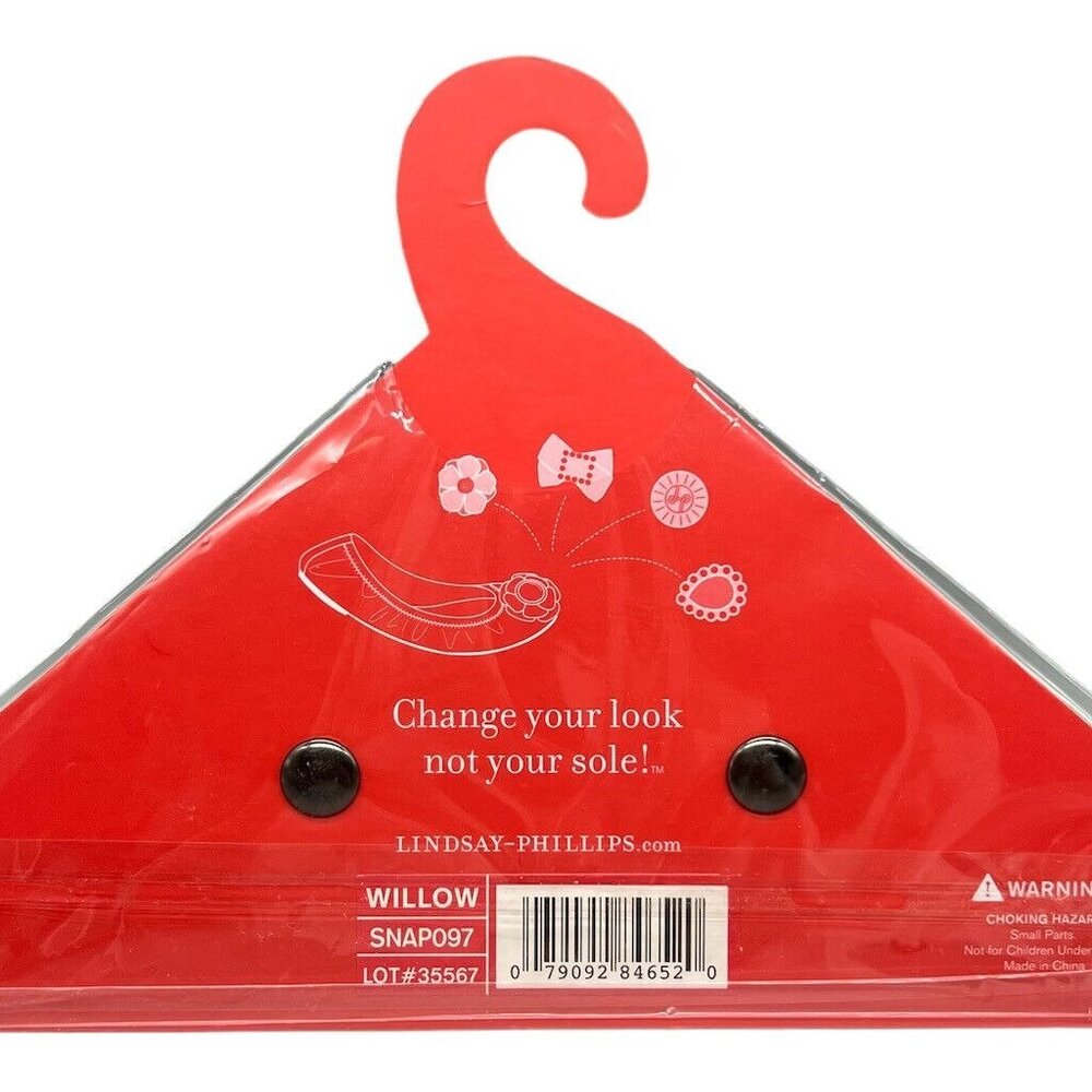 Lindsay Phillips Interchangeable Snaps Willow SNAP097 Monogram Pink - Picture 4 of 5